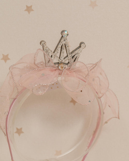DIADEMA CORONA TULL Y ESTRELLAS