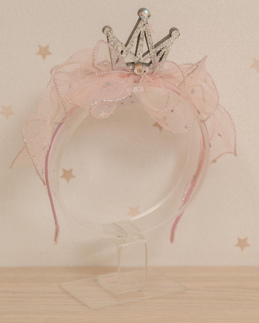 DIADEMA CORONA TULL Y ESTRELLAS
