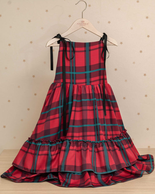 VESTIDO CARMEN ESTAMPADO CUADROS