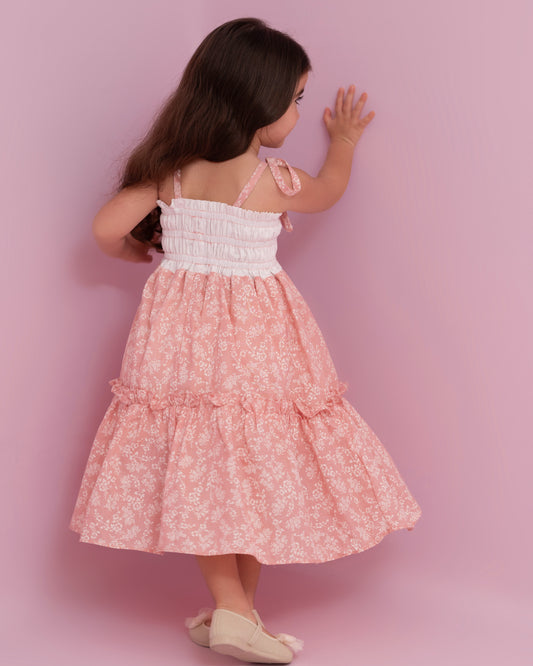 VESTIDO MILAGROS TIRANTES FLORECITA