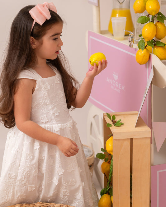 VESTIDO MIEL OJALILLO LIMONADA ROSE