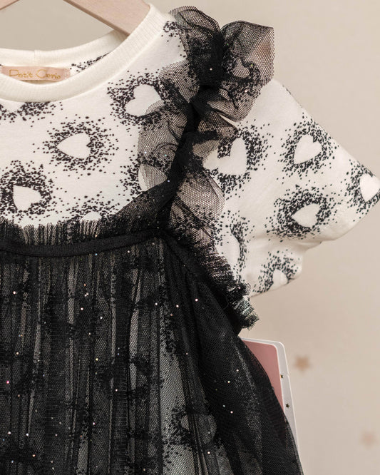 VESTIDO TALEGO ESTAMPADO CUBIERTA TULL