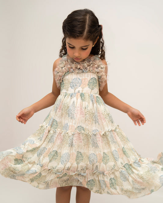 VESTIDO ALMENDRA ESTAMPADO