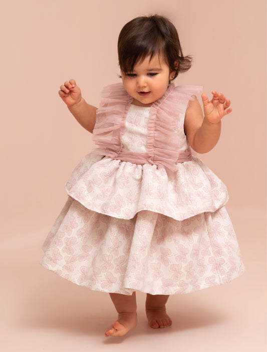 VESTIDO TALLE ALTO ARANDELAS FALDAS