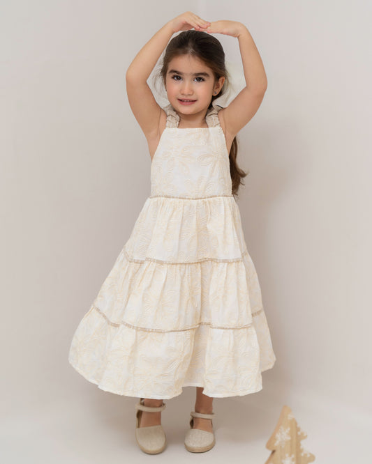 VESTIDO FRESA ALMA DORADA