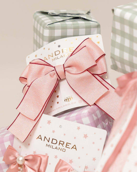 GANCHO TIPO CORBATIN BORDES DE COLORES