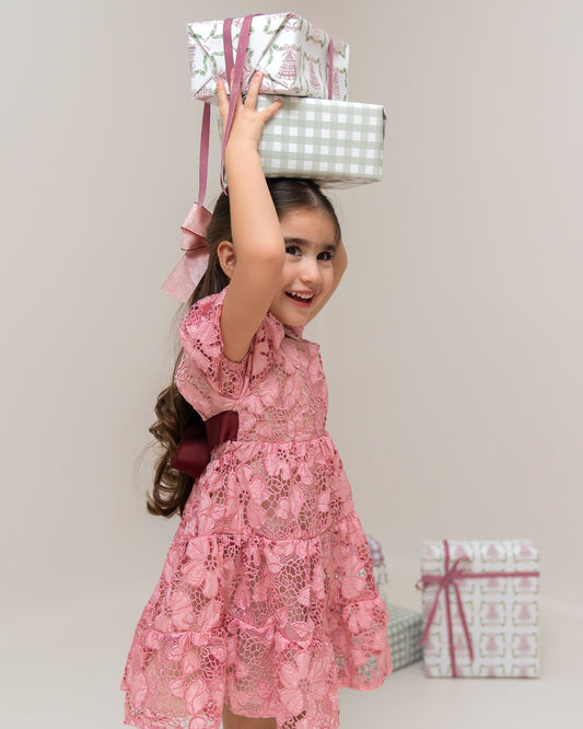 VESTIDO ALVA ESMERALDA ROSA