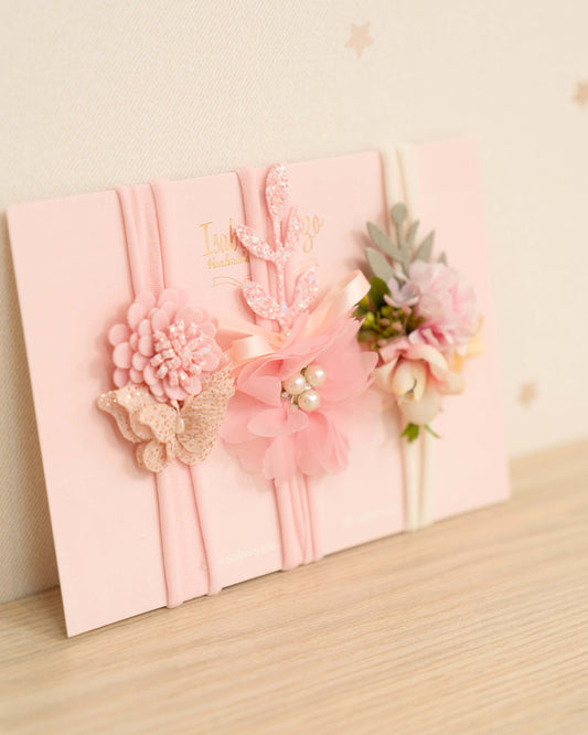 SET DE BALACAS DE FLORES X3