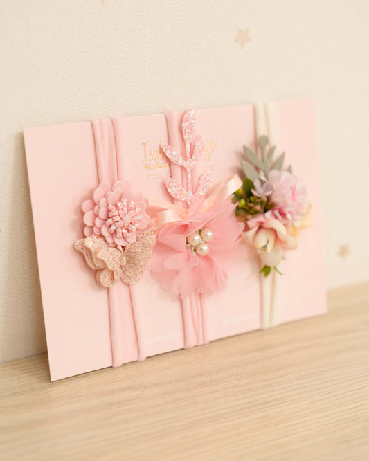 SET DE BALACAS DE FLORES X3