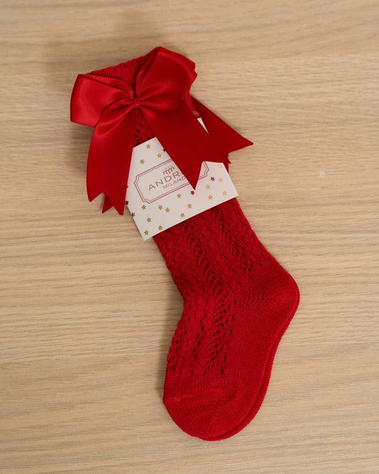 CALCETIN ALTO CON LAZO