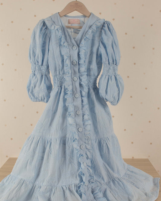 VESTIDO ALEXA BORDADO NUBE