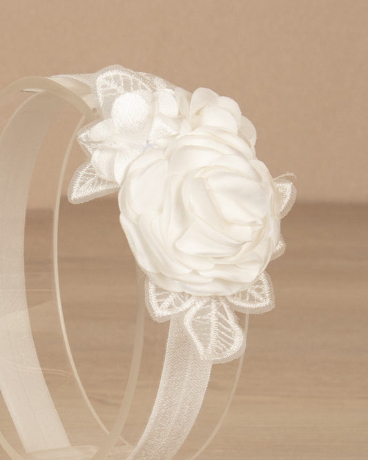 CINTILLO FLORES PETALOS DE TUL