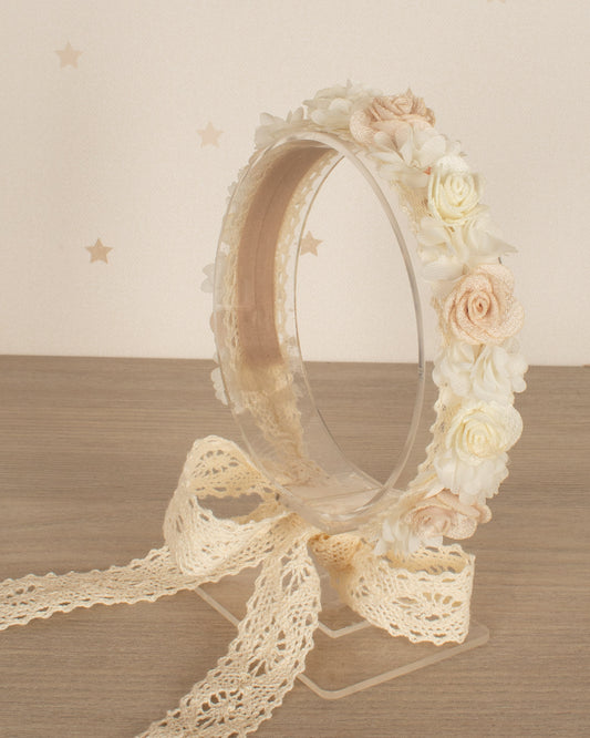 CINTILLO FLORES ENCAJE
