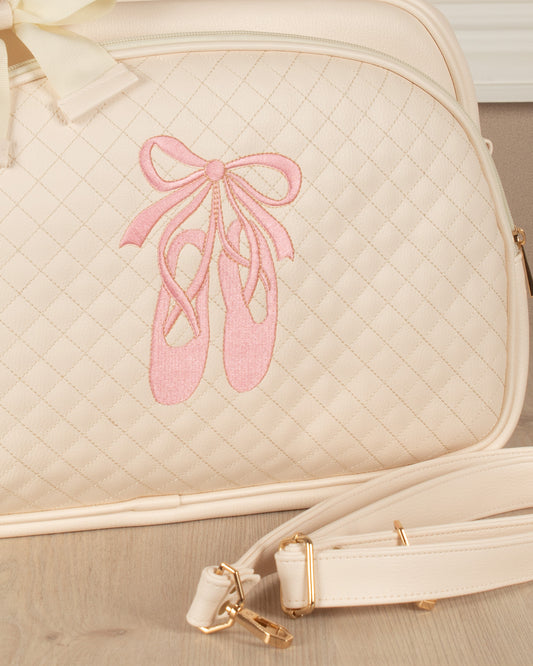 PAÑALERA HORIZONTAL CON LAZO BORDADO BAILARINA