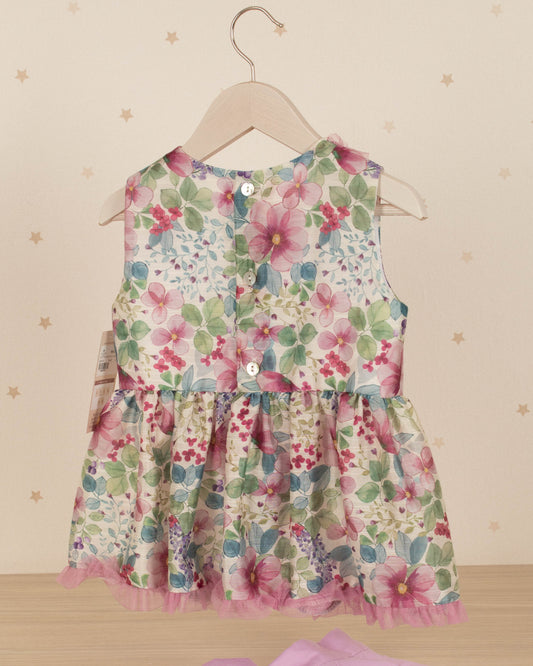 CONJUNTO BLUSA LAZO DE TUL Y SHORT