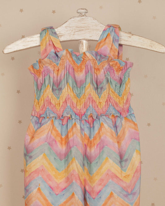JUMPER VENUS FRANJAS DE COLORES PECHO ELASTICO