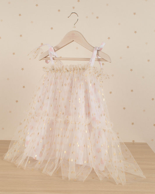 VESTIDO TIRANTES CUBIERTA TULL RAMOS
