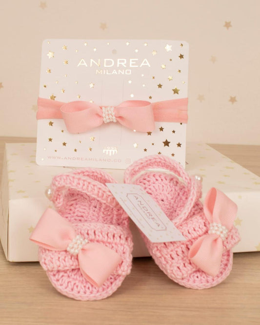 SET PATUCOS Y DIADEMA CROCHET