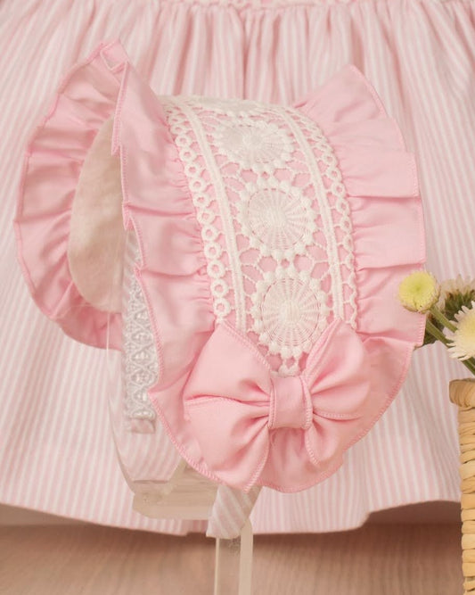 DIADEMA APLIQUE PUNTILLA Y LAZO