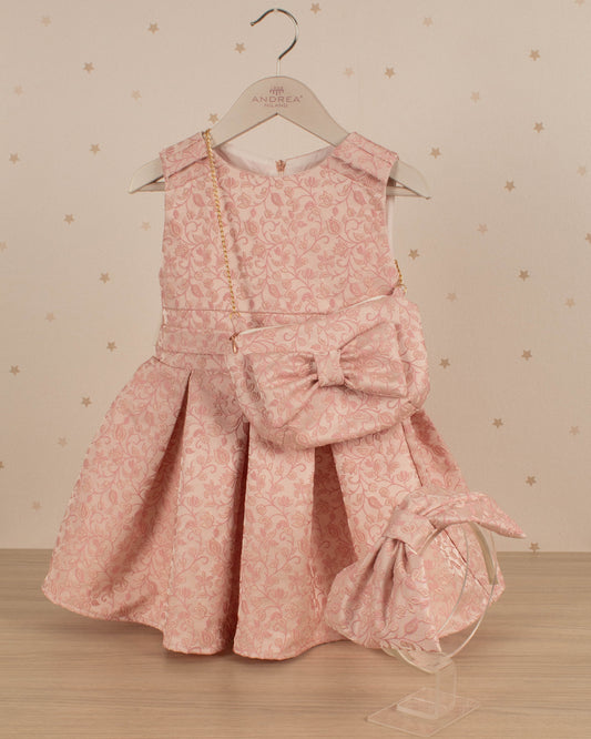 VESTIDO DORY PINO Y ENCANTO CON BOLSO
