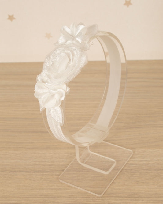 CINTILLO FLORES SATIN