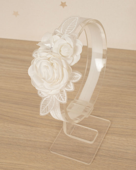 CINTILLO FLORES PETALOS DE TUL