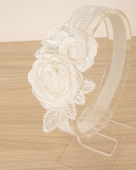 CINTILLO FLORES PETALOS DE TUL