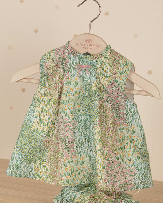 VESTIDO JESUSITO LAZO CENTRAL CON RANITA