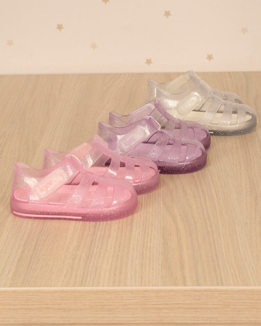 SANDALIA STAR VELCRO GLITTER MARCA IGOR