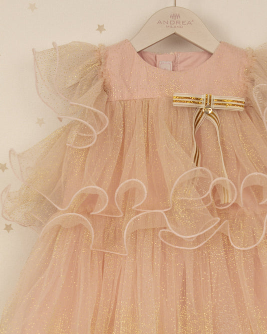 VESTIDO CUBIERTA TUL BRILLANTE